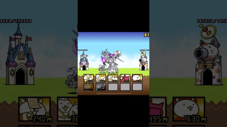【にゃんこ大戦争】1f？してみた！#shorts