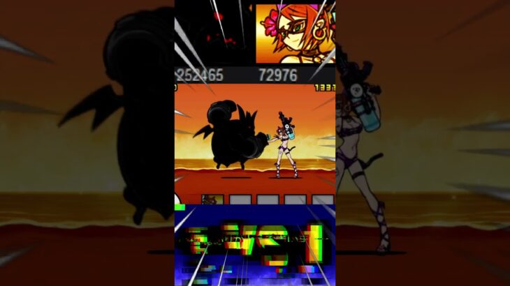Bright Summer Cat vs Bun Bun Black  輝く夏ネコ vs ブラックブンブン（にゃんこ大戦争 スター5000） BTC  #にゃんこ大戦争 #tbc