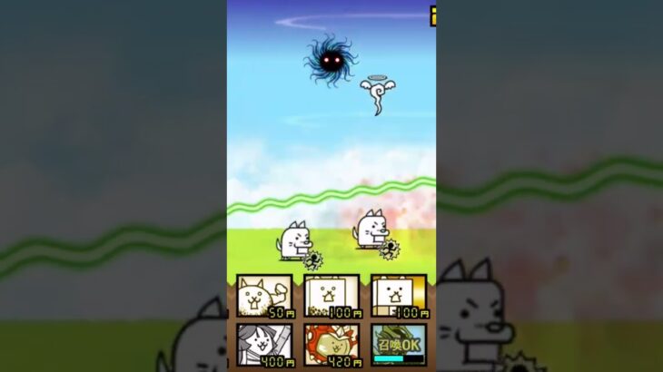 【スロウ砲】初心者が思いがちな事#楽しいゲーム #にゃんこ大戦争 #gaming #ばずれ #わんこ#スロウ砲