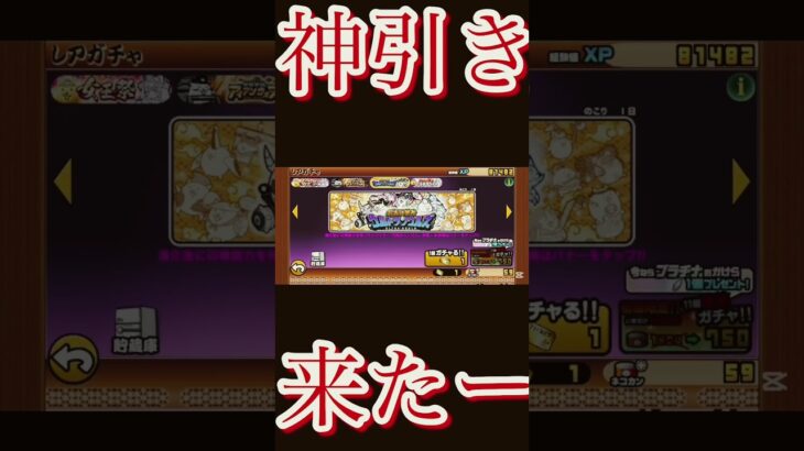 ニャンコ大戦争のガチャってちょろいね　#shorts  #にゃんこ大戦争